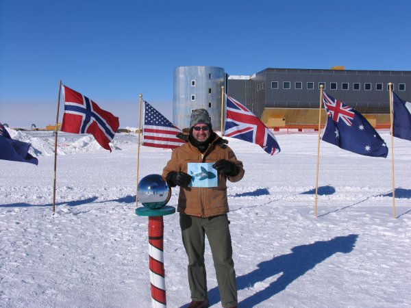 Flat Shark at the Ceremonial South Pole