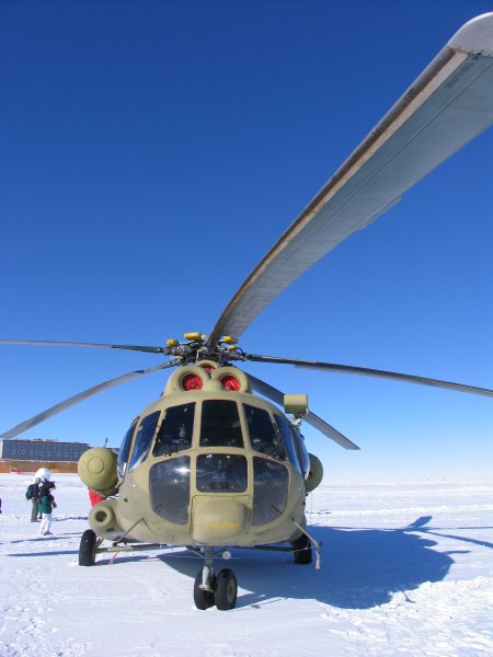 Mi-8 Helicopters at South Pole