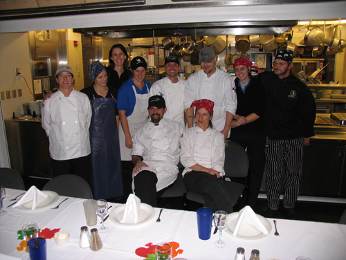 Kitchen Staff at South Pole