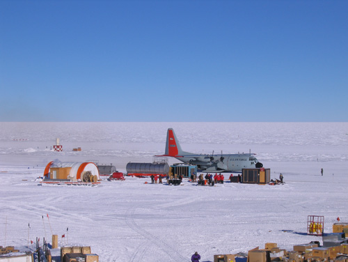 LC-130 at South Pole