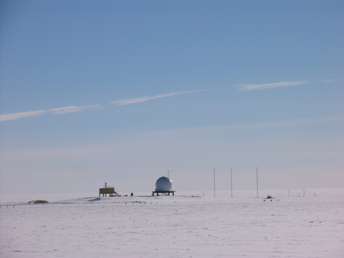 South Pole ground station