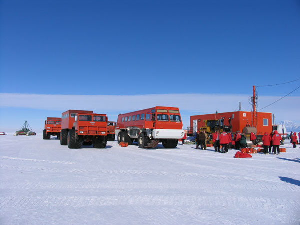Transport at the McMurdo runway